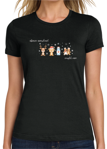 Abrazo Couplet Care Snowflakes t-shirt