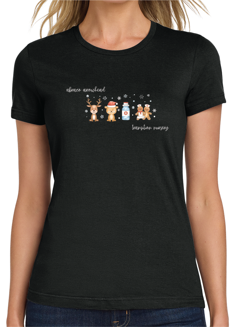 Abrazo Transition Nursery Snowflakes T-shirt