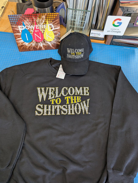 Welcome to the ShitShow Adult Humorous Fleece Sweatshirt