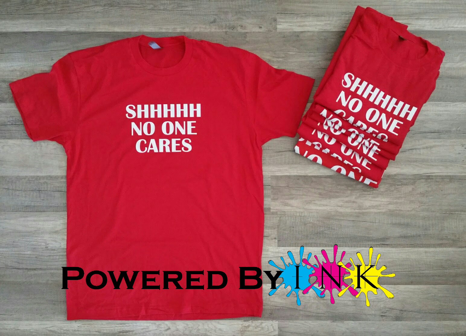 SHHH No One Cares t-shirt