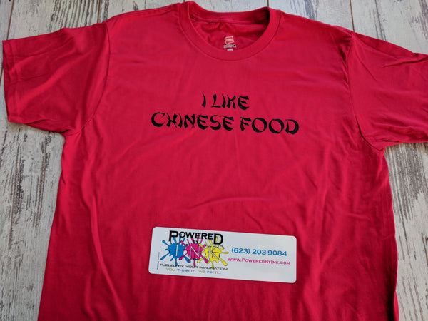 Customized T-shirt - with YOUR text - 1 side