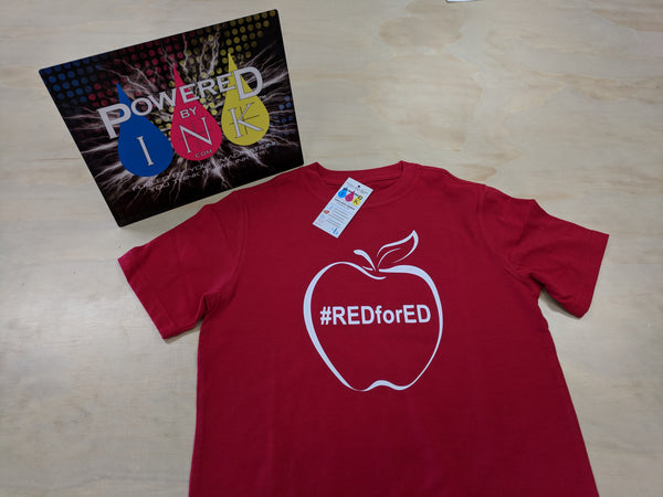 Red for Ed t-shirt ~ Teacher support tee ~ support education