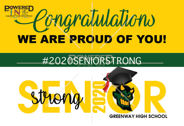 Senior Strong Graduation Yard Signs - 2020