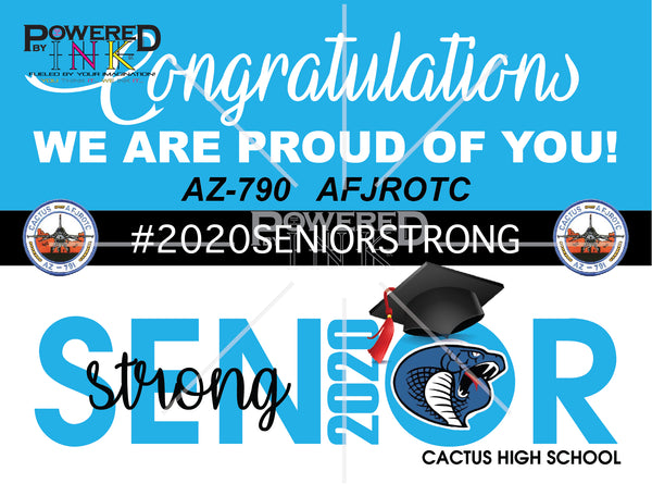 Senior Strong Graduation Yard Signs - 2020