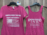 America Works Together - Help support our small business t-shirts