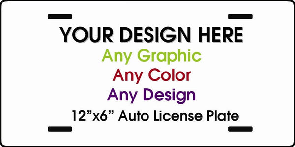 Custom License Plate * Personalized *Novelty * Gift * Car collector * Auto mechanic * Dealerships