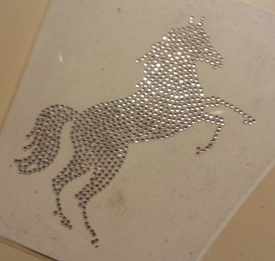 Rhinestone Horse Transfer   **BLING** Clearance**