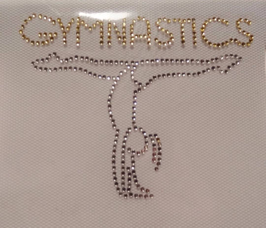 GYMNASTICS Rhinestone Transfer **BLING**