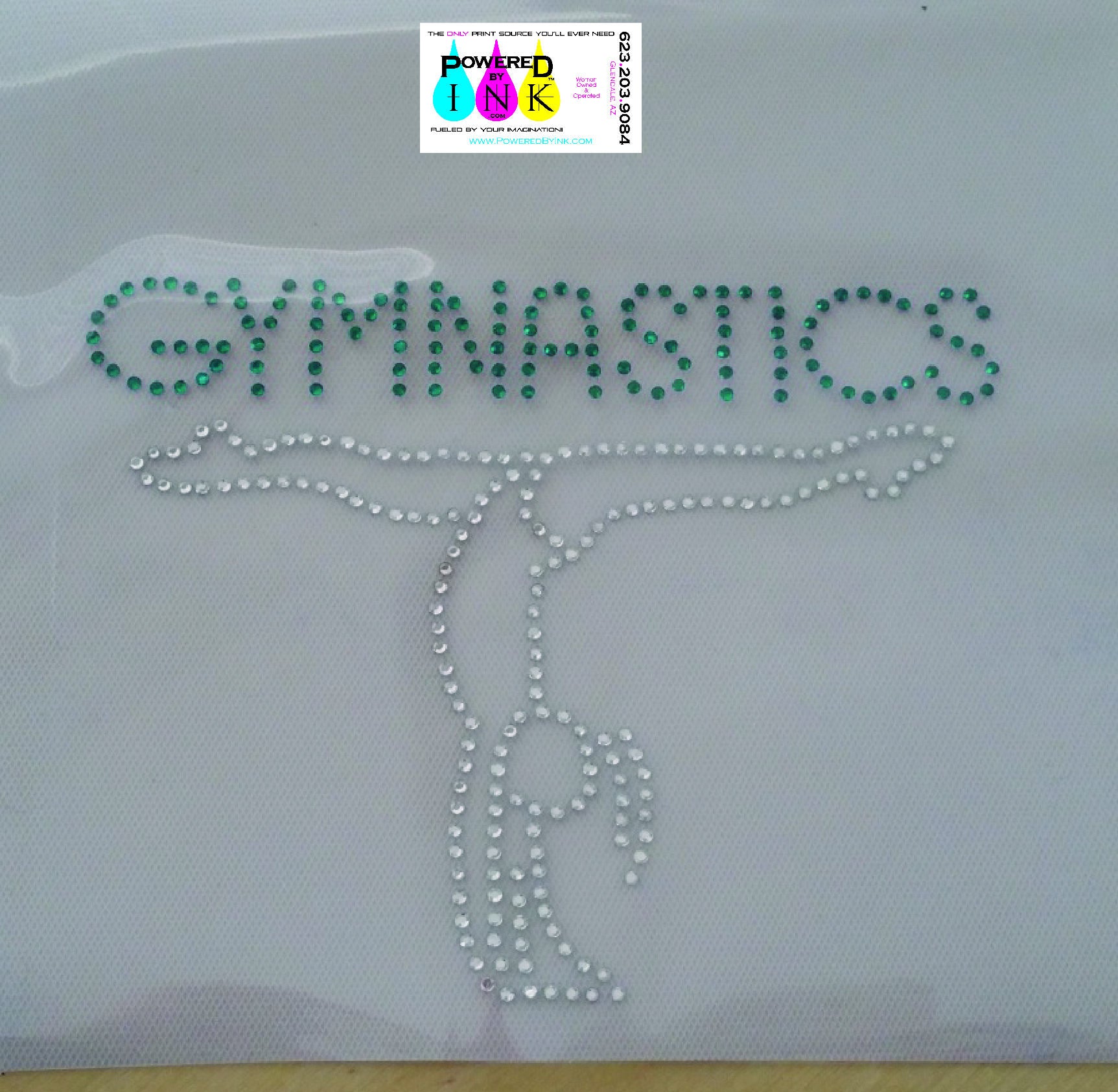 GYMNASTICS Rhinestone Transfer **BLING**