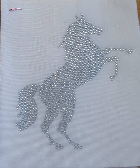 Rhinestone Horse Transfer   **BLING** Clearance**