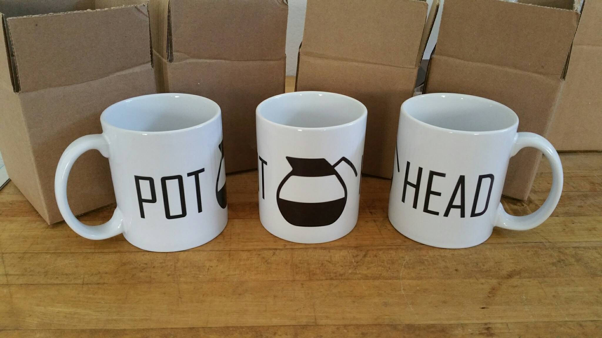 pothead coffee mug Pot Head Coffee Mug ** coffee Cup. 11 oz. – Powered By Ink