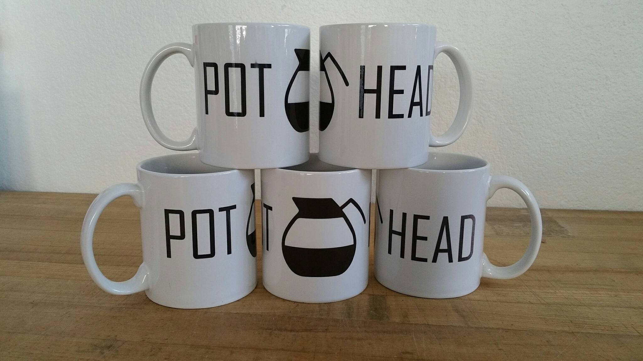 pothead mug Pot Head Coffee Mug ** coffee Cup. 11 oz. – Powered By Ink