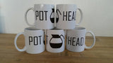 Pot Head Coffee Mug ** coffee Cup. 11 oz.