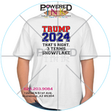 Trump 2024 3-Terms Snowflake design