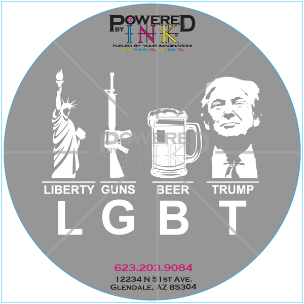 TRUMP - L G B T - Tee Design